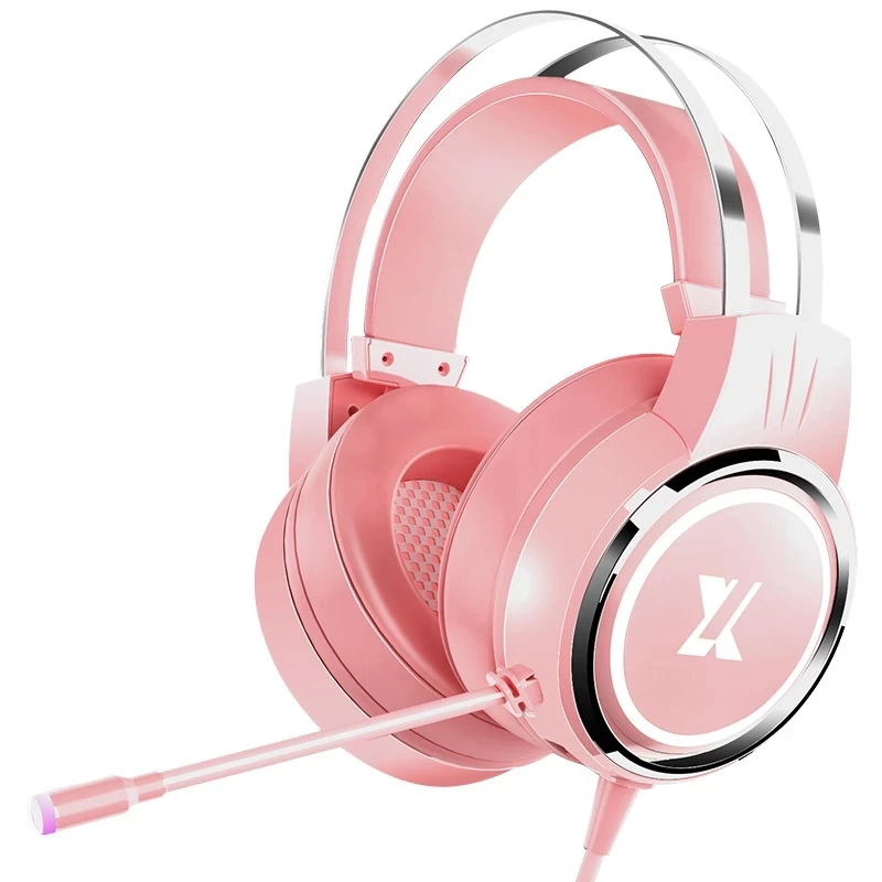 Pink LED Headphones Gaming Headphones Colorful Wired With Microphone Professional Gamer Light Earphones For PS4 Phone PC
Pink LED Headphones Gaming Headphones Colorful Wired With Microphone Professional Gamer Light Earphones For PS4 Phone PC