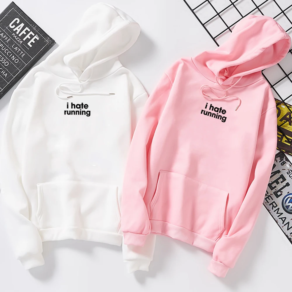 Streetwear I Hate Running Letter Graphic Print Personality Hoodies Women Warm Harajuku Sweatshirt KPOP Creative Feminine Itself
Streetwear I Hate Running Letter Graphic Print Personality Hoodies Women Warm Harajuku Sweatshirt KPOP Creative Feminine Itself