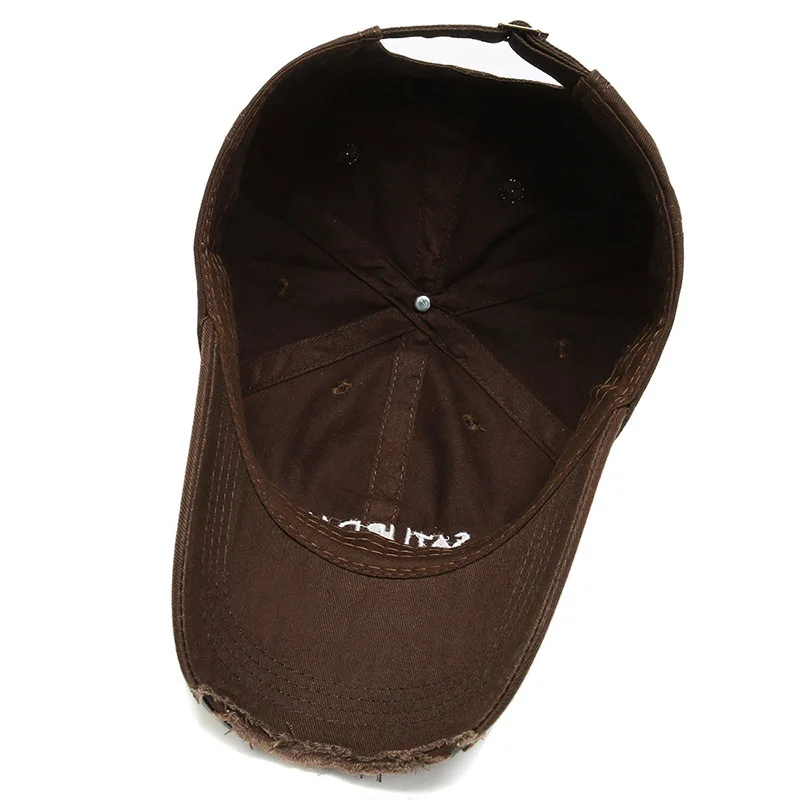 Baseball Cap For Women And Men Cotton Ripped Distressed Snapback Hat Unisex Spring Summer Sun Hats Week Embroidery Caps Dad Hats
Baseball Cap For Women And Men Cotton Ripped Distressed Snapback Hat Unisex Spring Summer Sun Hats Week Embroidery Caps Dad Hats