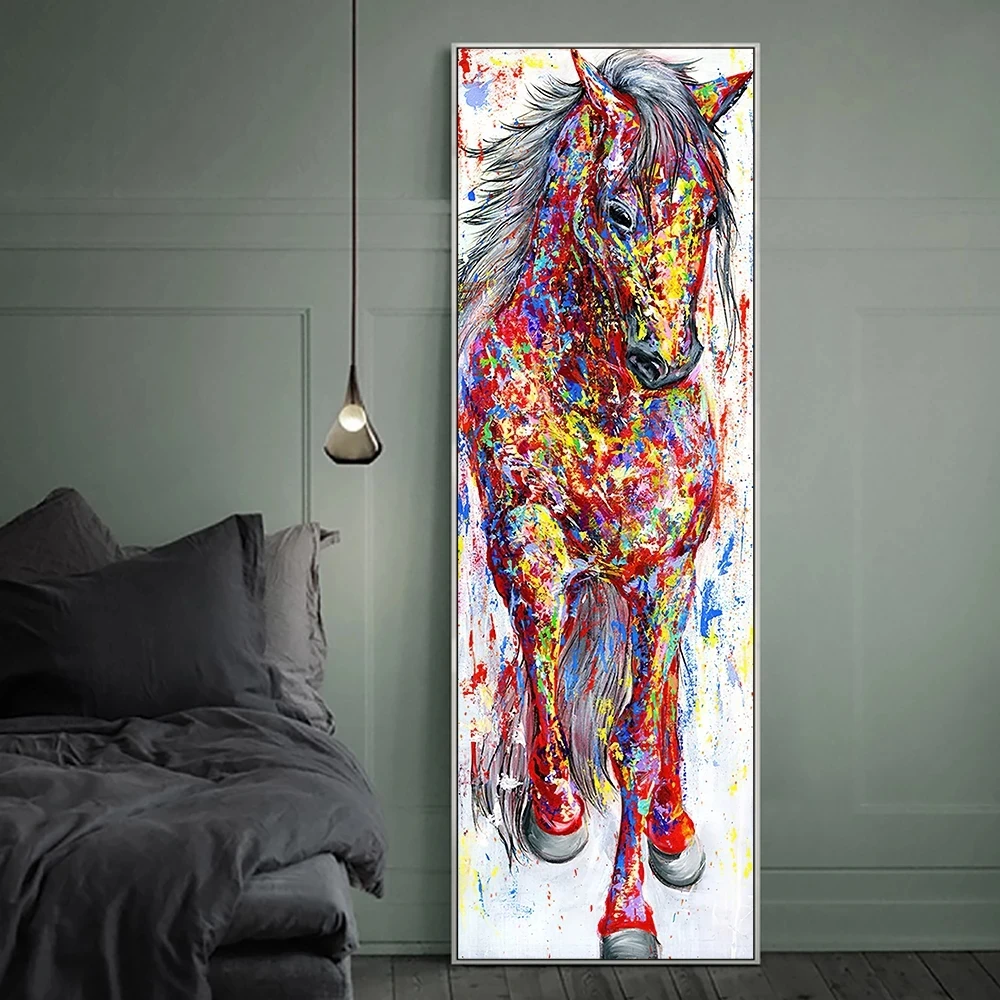 Abstract Horse Oil Paintings on Canvas Animal Wall Posters and Prints The Standing Horse Pictures For Modern Home Decoration
Abstract Horse Oil Paintings on Canvas Animal Wall Posters and Prints The Standing Horse Pictures For Modern Home Decoration