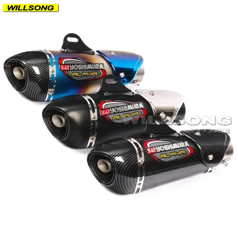 36/51mm Motorcycle Exhaust Pipe Muffler With DB Killer Carbon Fiber Stainless Steel YOSHIMURA ALPHA For NINJA 650 ZX6R GSXR CBR
36/51mm Motorcycle Exhaust Pipe Muffler With DB Killer Carbon Fiber Stainless Steel YOSHIMURA ALPHA For NINJA 650 ZX6R GSXR CBR