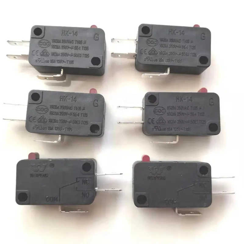 Original new 100% micro switch HK-14 16A 250VAC T125 rice cooker accessories 3pin limit micro-contact switch
Original new 100% micro switch HK-14 16A 250VAC T125 rice cooker accessories 3pin limit micro-contact switch