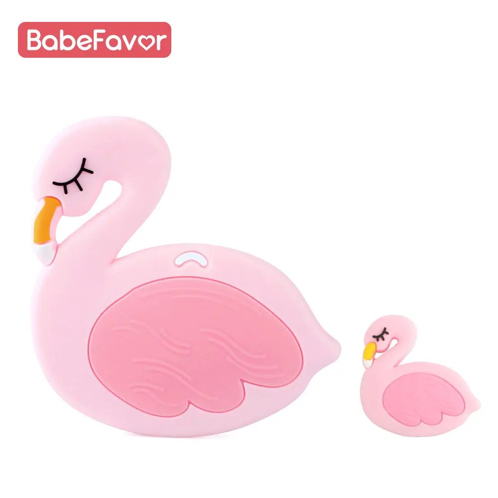 Silicone Flamingo Baby Teether Beads DIY Teething Pacifier Clip Chain Necklace Accessories Food Grade Baby Rodent Teether Bead
Silicone Flamingo Baby Teether Beads DIY Teething Pacifier Clip Chain Necklace Accessories Food Grade Baby Rodent Teether Bead