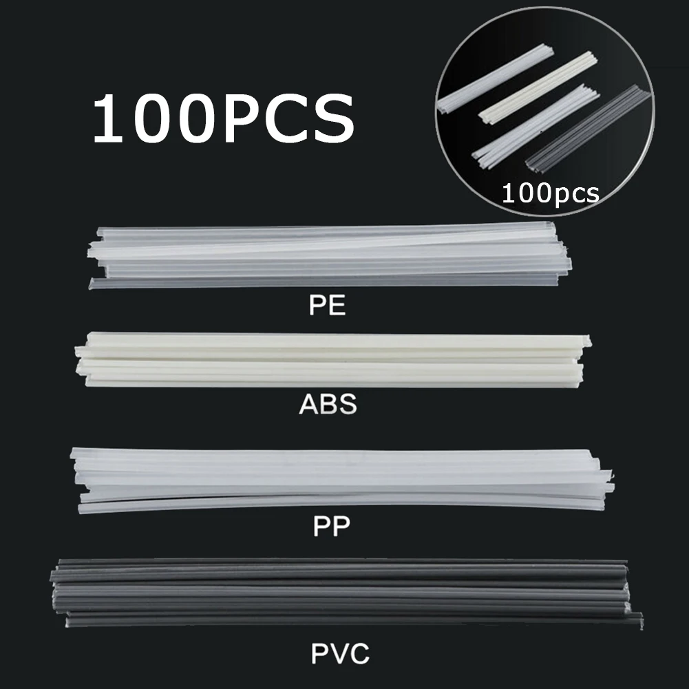 100Pcs Welding Rods PVC ABS PP PE Plastic 200x5x2.5mm Non-toxic Electrode For Plastic Welder Tool Soldering Supplies
100Pcs Welding Rods PVC ABS PP PE Plastic 200x5x2.5mm Non-toxic Electrode For Plastic Welder Tool Soldering Supplies