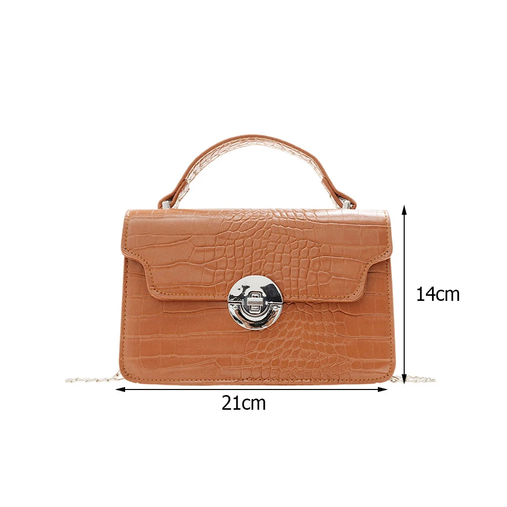 Fashion Women Alligator Pattern Crossbody Shoulder Bags PU Leather Messenger Bag Casual Ladies Solid Color Chian Flap Handbags
Fashion Women Alligator Pattern Crossbody Shoulder Bags PU Leather Messenger Bag Casual Ladies Solid Color Chian Flap Handbags