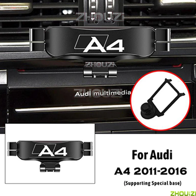 Car Mobile Phone Holder Air Vent Outlet Clip Stand GPS Gravity Navigation Bracket For Audi A4 B8 8KH 2011-2016 Car Accessories
Car Mobile Phone Holder Air Vent Outlet Clip Stand GPS Gravity Navigation Bracket For Audi A4 B8 8KH 2011-2016 Car Accessories