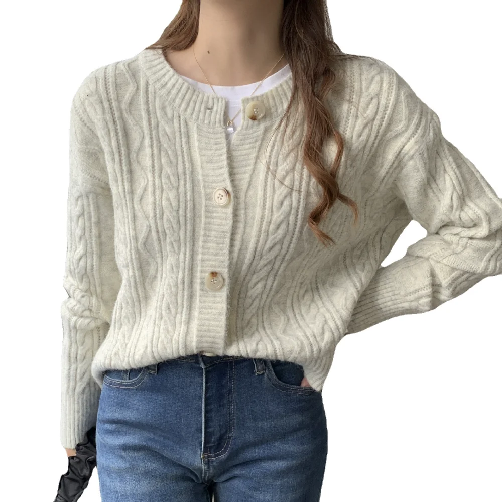 BEAUTANA Cardigan Sweater 2021 Autumn Solid O Neck Women Loose Knit Crochet Coat Top Korean Fashion Aesthetic Jersey Jacket
BEAUTANA Cardigan Sweater 2021 Autumn Solid O Neck Women Loose Knit Crochet Coat Top Korean Fashion Aesthetic Jersey Jacket
