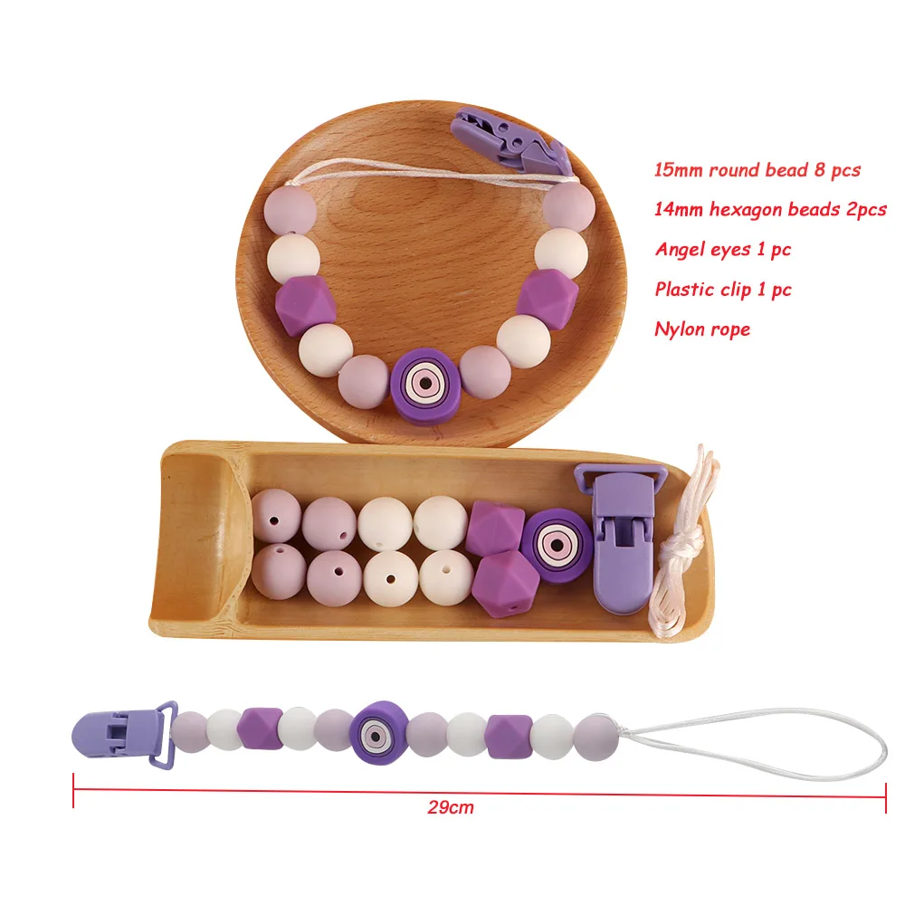Kovict 2pc Angel Eyes Pacifier Chain Silicone Pacifier Clip Personalized Baby Teether Plastic DIY Food Grade Baby Care
Kovict 2pc Angel Eyes Pacifier Chain Silicone Pacifier Clip Personalized Baby Teether Plastic DIY Food Grade Baby Care
