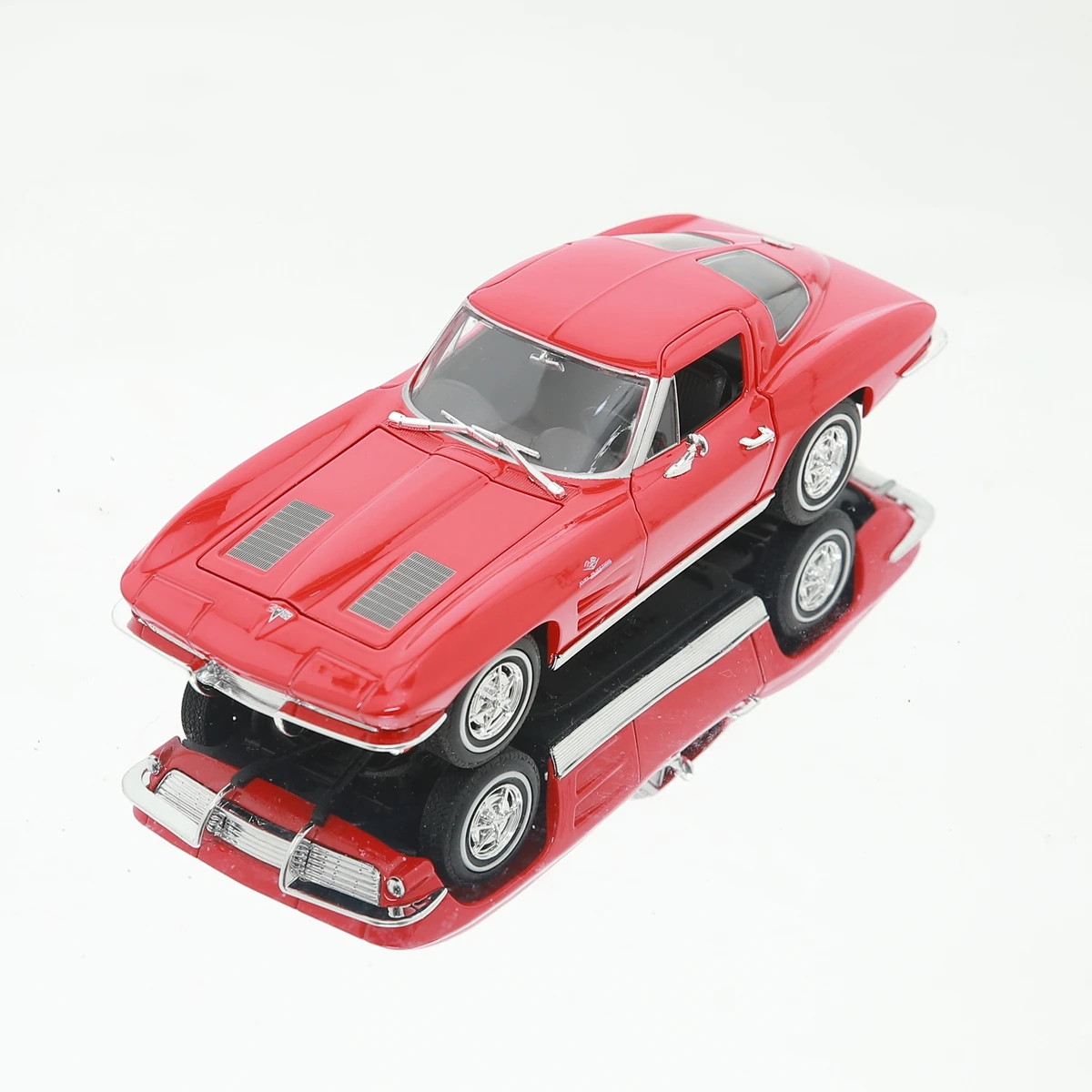 

Модель автомобиля из сплава WELLY 1:24 1963 Chevrolet Corvette, роскошная модель автомобиля под давлением, коллекция игрушек для взрослых