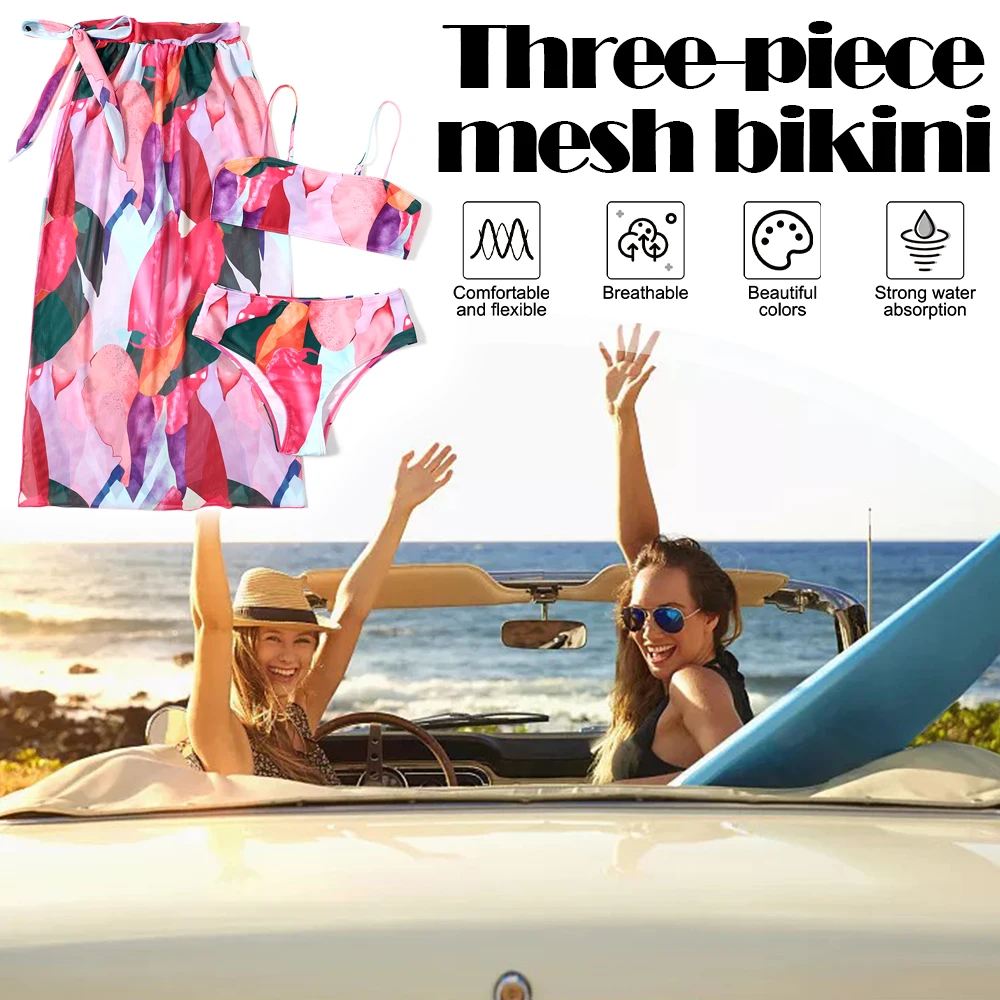 Swimsuit Sexy split bikini in gauze print for ladiesWomen Swimwear Sexy bathing suit
Swimsuit Sexy split bikini in gauze print for ladiesWomen Swimwear Sexy bathing suit