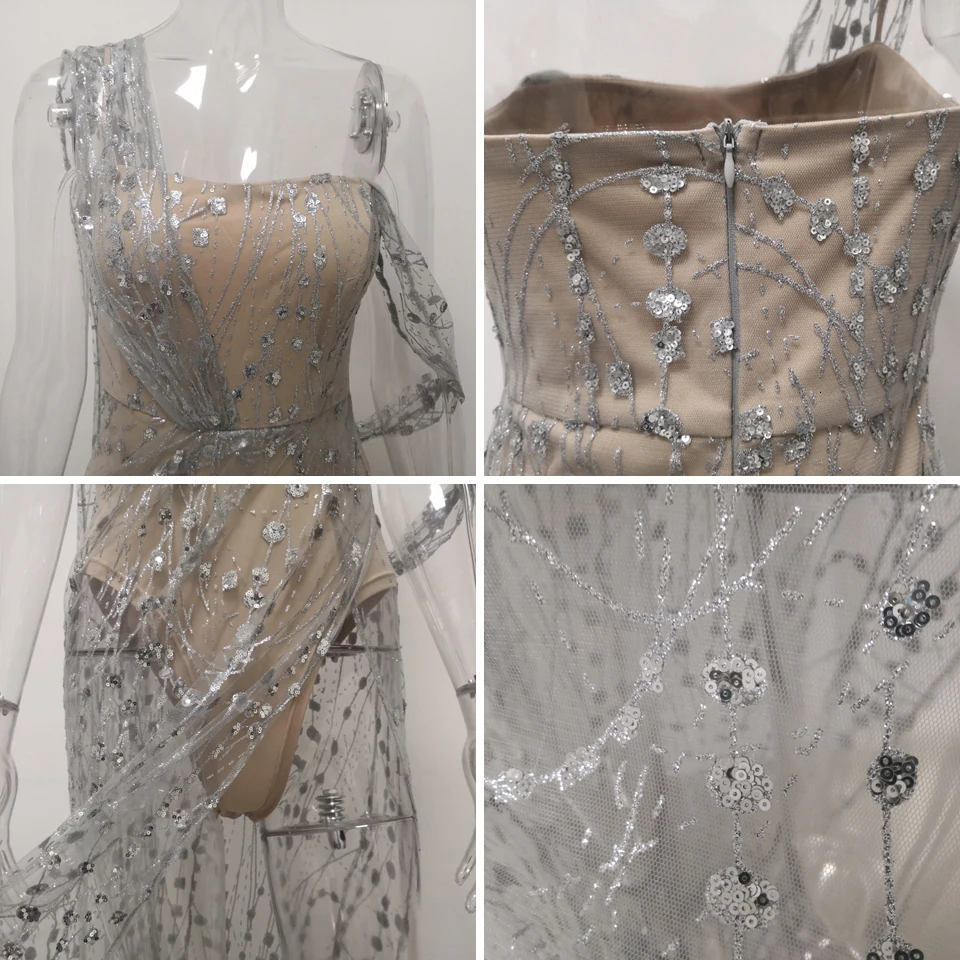 Giltter Mesh Sequin Evening Party Dresses Women High Split One Shoulder Long Dress Strapless Irregular Sexy Fashion Runway Dress
Giltter Mesh Sequin Evening Party Dresses Women High Split One Shoulder Long Dress Strapless Irregular Sexy Fashion Runway Dress