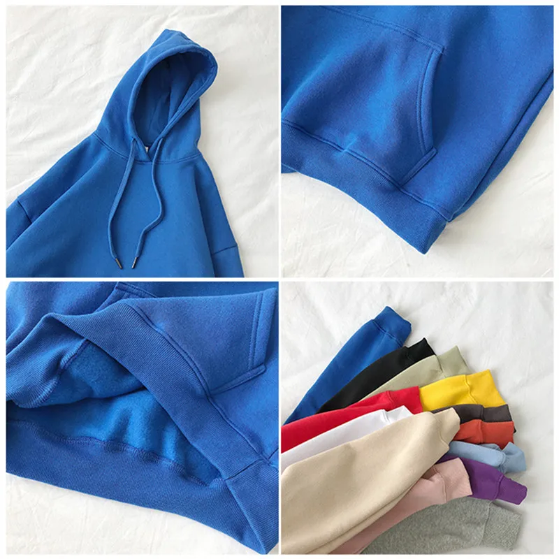 2021 New Men Women Solid Harajuku Hoodies Oversize Korean Fashion O Neck 41 colors Black Autumn Winter fleece Hip Hop pullover
2021 New Men Women Solid Harajuku Hoodies Oversize Korean Fashion O Neck 41 colors Black Autumn Winter fleece Hip Hop pullover