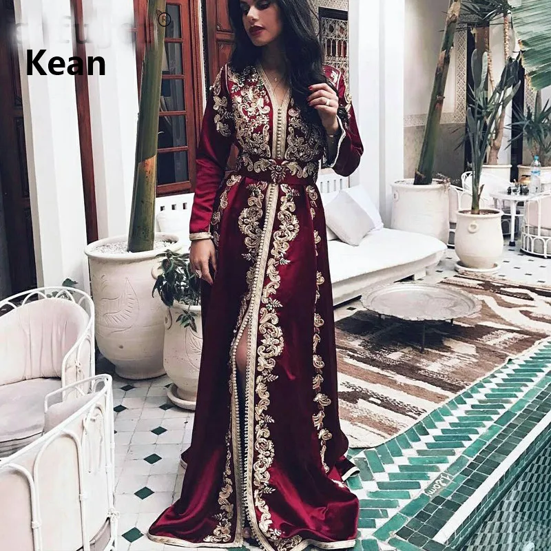 Burgundy Moroccan Kaftan Muslim Evening Dress Full Sleeve Gold Lace Islamic Dubai Kaftan Saudi Arabic Evening Gown Prom Dress
Burgundy Moroccan Kaftan Muslim Evening Dress Full Sleeve Gold Lace Islamic Dubai Kaftan Saudi Arabic Evening Gown Prom Dress