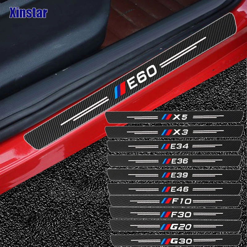 4pcs Carbon Fiber Car Door Sill Sticker For BMW E30 E34 E36 E39 E46 E60 E87 E90 F10 F30 G20 G30 320i X1 X2 X3 X4 X5 X6 X7
4pcs Carbon Fiber Car Door Sill Sticker For BMW E30 E34 E36 E39 E46 E60 E87 E90 F10 F30 G20 G30 320i X1 X2 X3 X4 X5 X6 X7