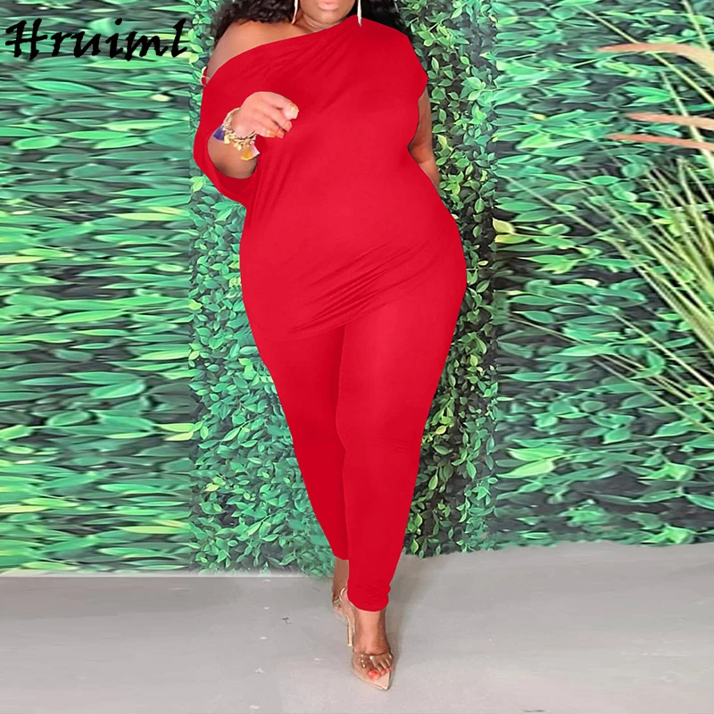 2 Piece Sets Women Off Shoulder Tops Long Pants Solid Color Wholesale L-5XL Women Two Piece Outfit 2022 Summer Casual Knitted
2 Piece Sets Women Off Shoulder Tops Long Pants Solid Color Wholesale L-5XL Women Two Piece Outfit 2022 Summer Casual Knitted