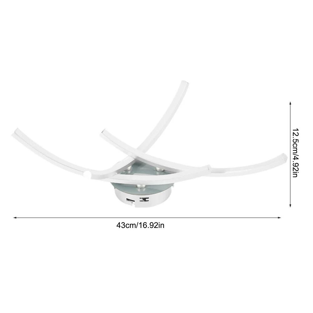 Large Bedroom Ceiling LED Ceiling Light 3 Arches Modern LED Lamp for Living Room Bedroom Kitchen Ceiling Lamp Ship Fast delivery
Large Bedroom Ceiling LED Ceiling Light 3 Arches Modern LED Lamp for Living Room Bedroom Kitchen Ceiling Lamp Ship Fast delivery