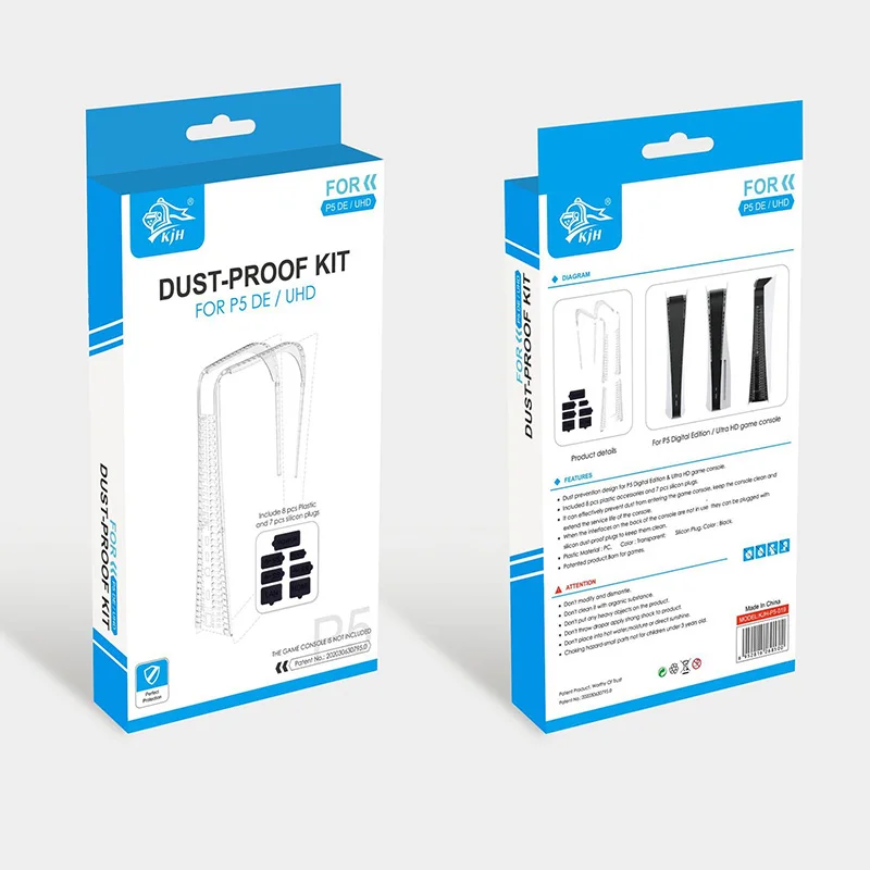 Data Frog PC Anti-dust Cover Kit Dustproof Plugs Set for PS5 Game Console USB HDM Interface Dust Plug for PS5 DE/UHD Accessories
Data Frog PC Anti-dust Cover Kit Dustproof Plugs Set for PS5 Game Console USB HDM Interface Dust Plug for PS5 DE/UHD Accessories