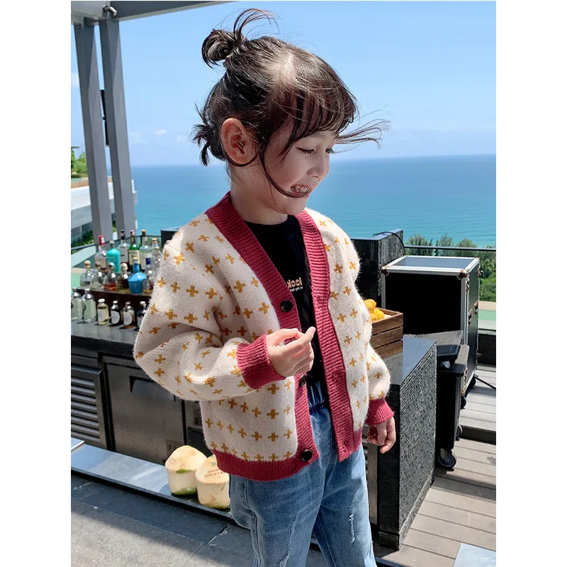 Autumn Toddlers Baby Girls Knitted Cardigans Children's Cute Long Sleeve Cross Print Button Down Sweaters Coats Sweaters
Autumn Toddlers Baby Girls Knitted Cardigans Children's Cute Long Sleeve Cross Print Button Down Sweaters Coats Sweaters