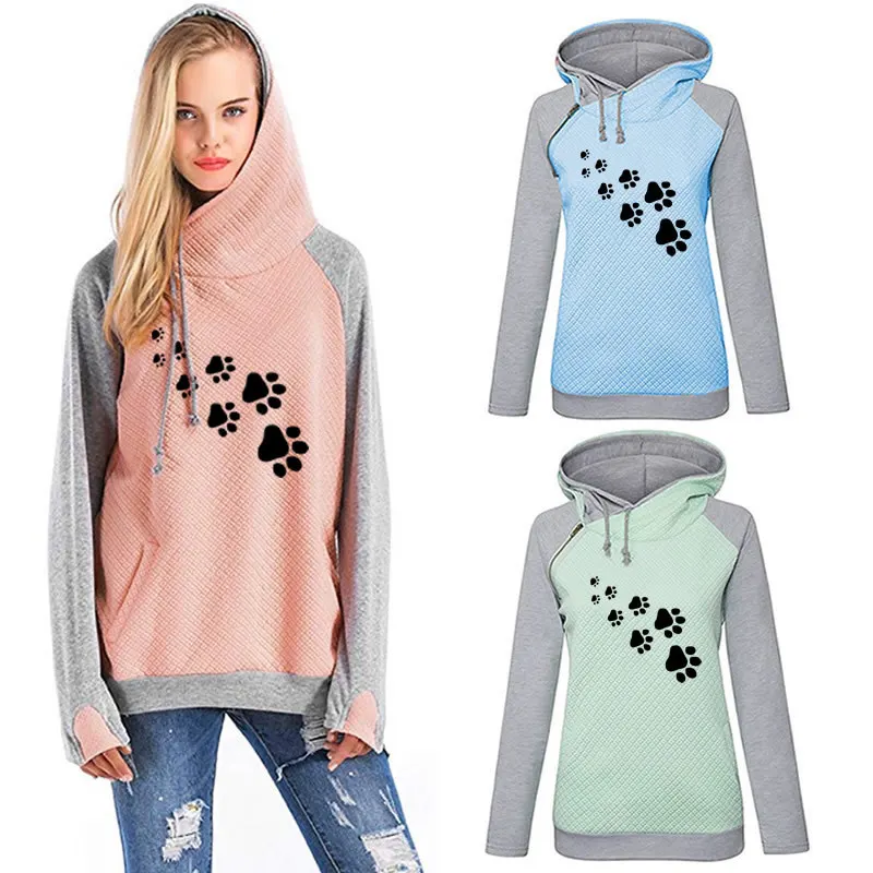 2021 Autumn Winter Hoodies For Women Logo Dog Paw Print Hoodies Sweatshirts Women Femmes Casual Cotton Cute Female Comfortable
2021 Autumn Winter Hoodies For Women Logo Dog Paw Print Hoodies Sweatshirts Women Femmes Casual Cotton Cute Female Comfortable