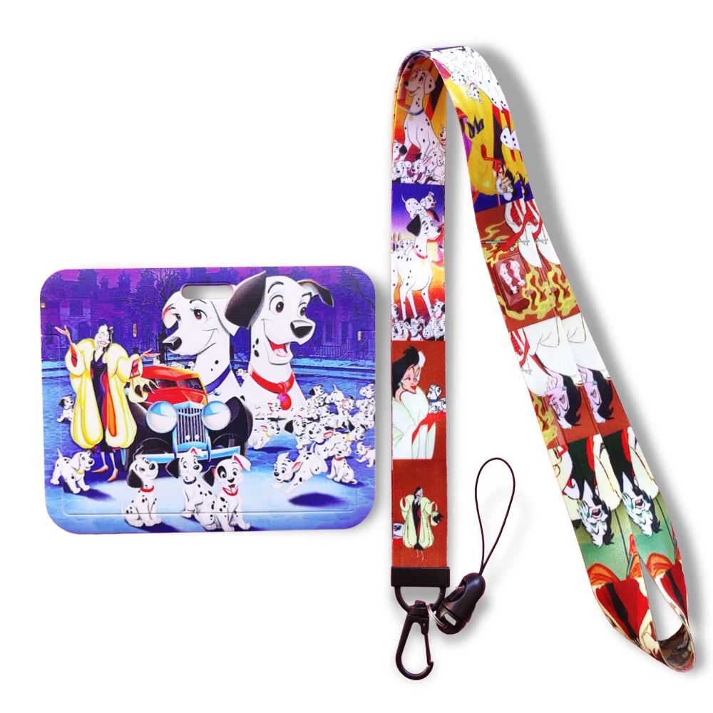 Horizontal Disney 101 Dalmatians Card Holder Students Bus Card Case Lanyard Women Cruella Visit Door Identity Badge Card Cover
Horizontal Disney 101 Dalmatians Card Holder Students Bus Card Case Lanyard Women Cruella Visit Door Identity Badge Card Cover