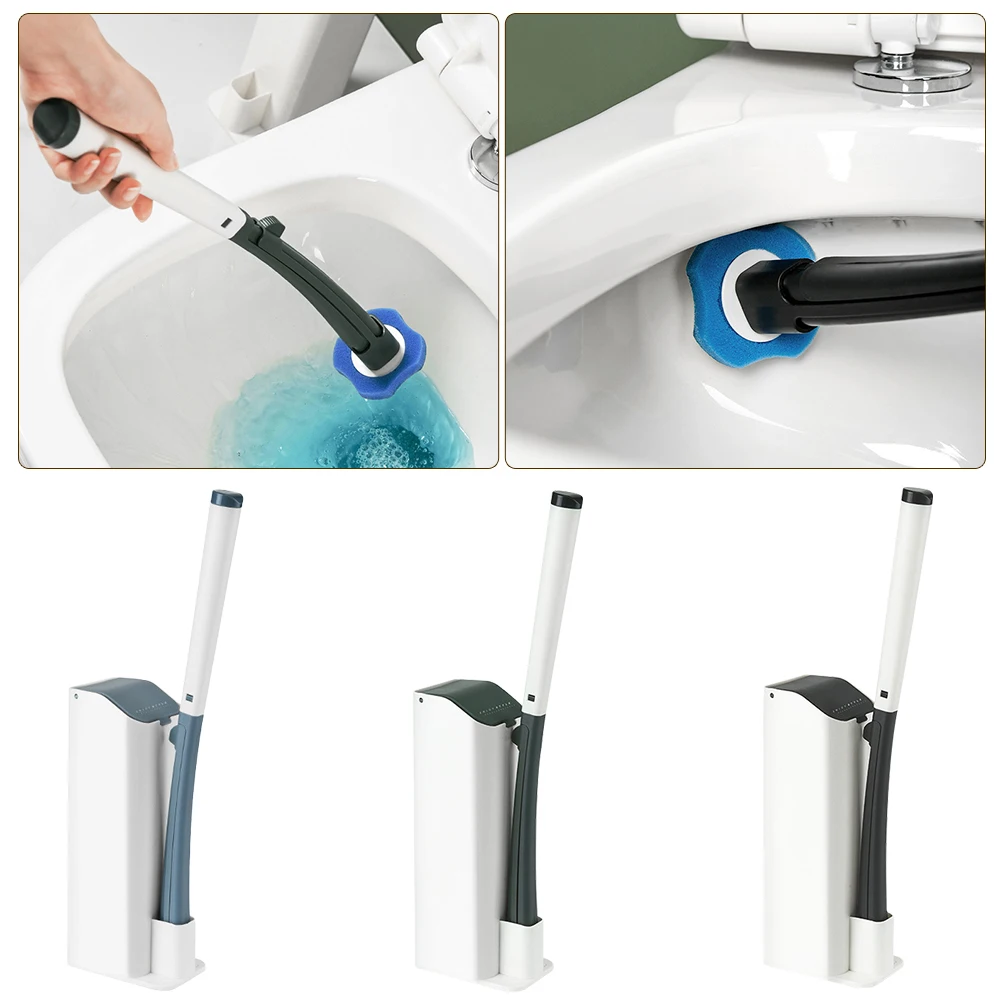 Toilet Disposable Wand Cleaning Brush With Holder Toilet Brush With Cleaning System Replacement Head Plunger Bathroom WC Cleaner
Toilet Disposable Wand Cleaning Brush With Holder Toilet Brush With Cleaning System Replacement Head Plunger Bathroom WC Cleaner