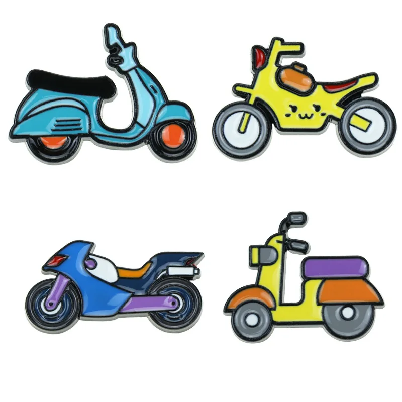 Pins Creative punk motorcycle series badges Student cute brooch clothing decoration Cartoon alloy oil drop brooch pin
Pins Creative punk motorcycle series badges Student cute brooch clothing decoration Cartoon alloy oil drop brooch pin