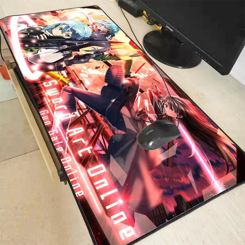 Mairuige 90x40cm Japan Anime Sword Art Online SAO Silon Anti-slip Large Lock Edge Mousepad Computer Mouse Pad Mat for CSGO DOTA
Mairuige 90x40cm Japan Anime Sword Art Online SAO Silon Anti-slip Large Lock Edge Mousepad Computer Mouse Pad Mat for CSGO DOTA