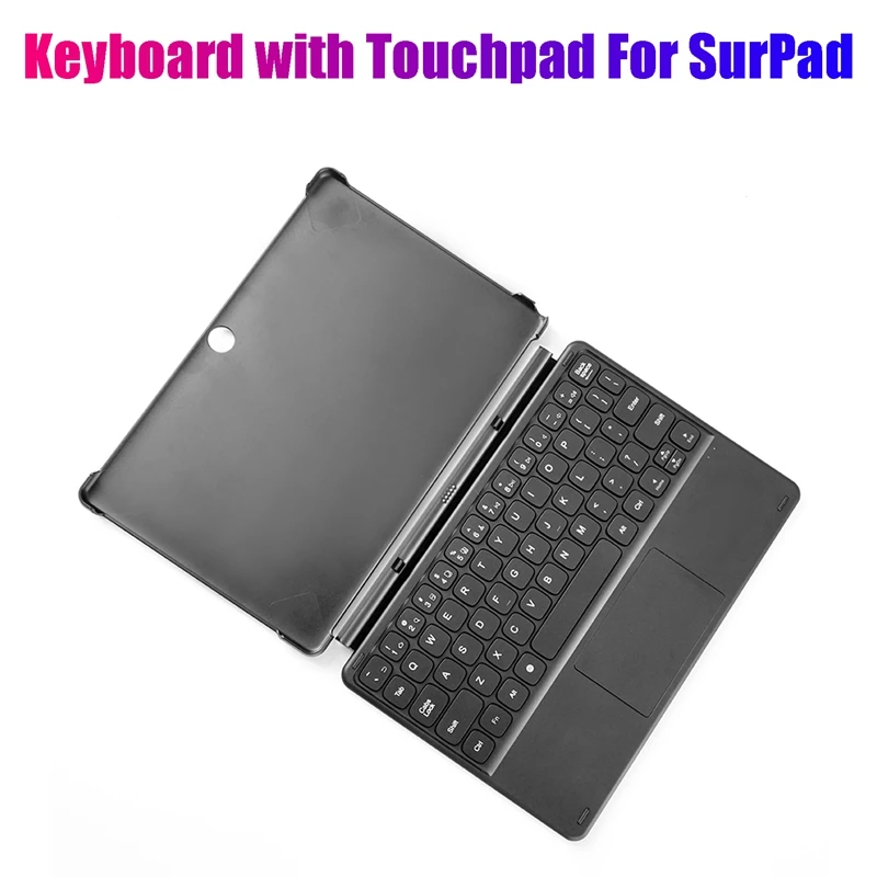 Клавиатура для планшета SurPad 10,1 дюйма, подставка для клавиатуры планшета, чехол с сенсорной панелью, Подключение клавиатуры
Клавиатура для планшета SurPad 10,1 дюйма, подставка для клавиатуры планшета, чехол с сенсорной панелью, Подключение клавиатуры