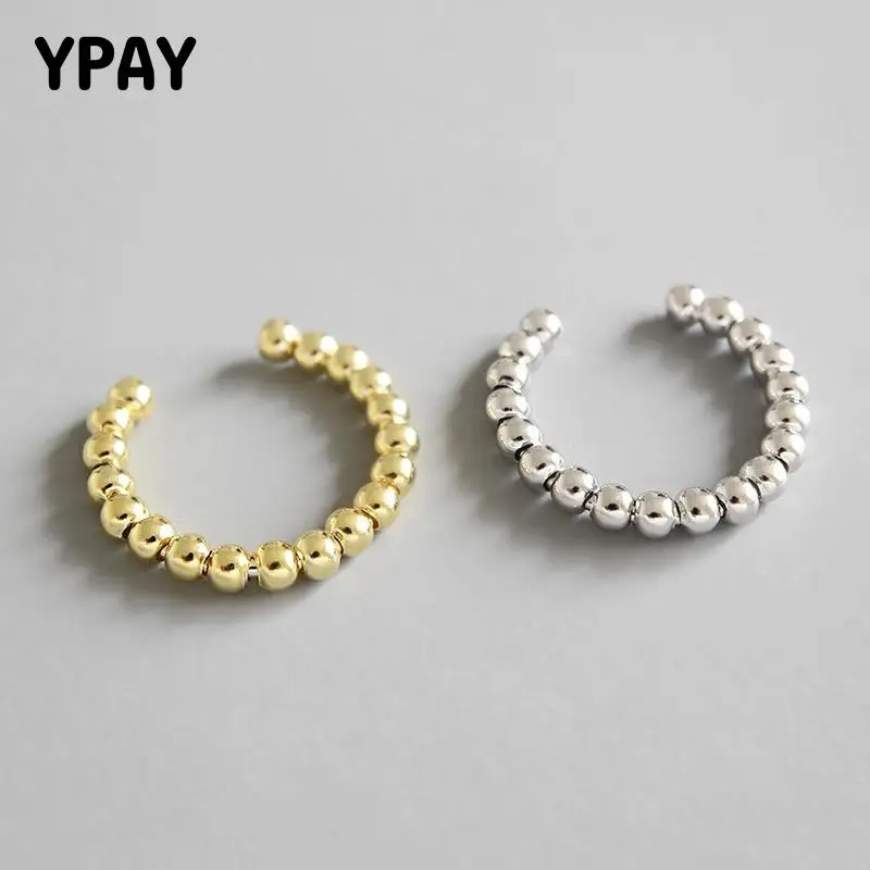 YPAY Pure 925 Sterling Silver Adjustable Finger Ring Simple Geometric Beads Rings for Women Free Size Fine Jewelry Gift YMR570
YPAY Pure 925 Sterling Silver Adjustable Finger Ring Simple Geometric Beads Rings for Women Free Size Fine Jewelry Gift YMR570