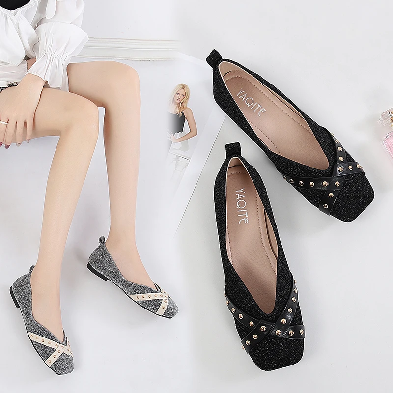 Fashion Elegant Comfortable Square head Woman flats Shoes Bling casuales oxford shoes for women zapatos planos de mujer 35-44
Fashion Elegant Comfortable Square head Woman flats Shoes Bling casuales oxford shoes for women zapatos planos de mujer 35-44