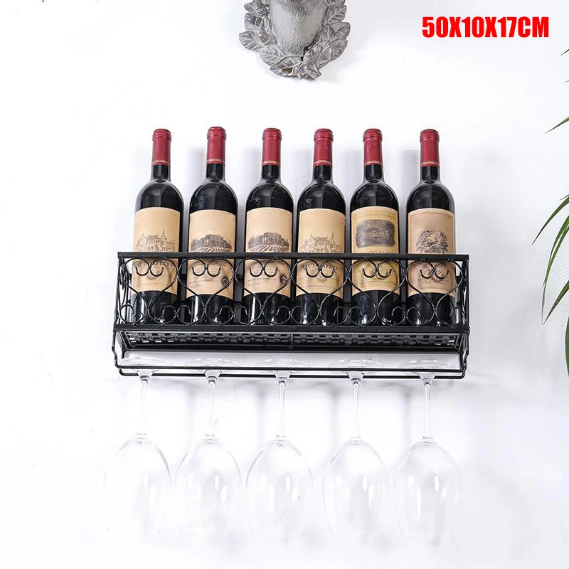 Wall Mounted Iron Wine Rack Bottle Champagne Glass Holder Shelves Bar Home Party JDH88
Wall Mounted Iron Wine Rack Bottle Champagne Glass Holder Shelves Bar Home Party JDH88