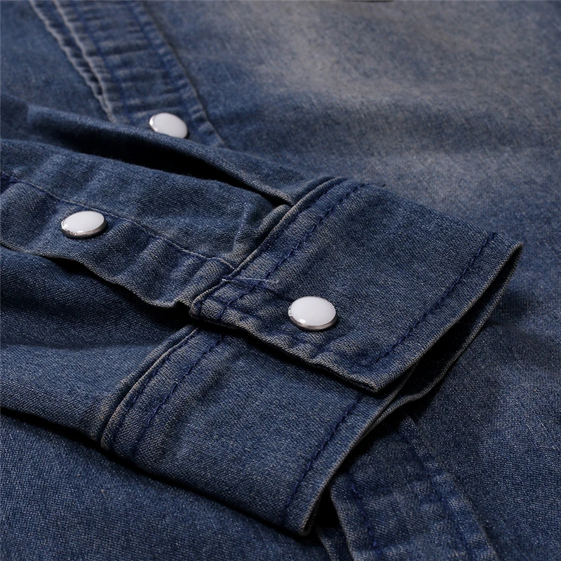 AIOPESON High Quality Long Sleeve Denim Shirt Men Spring Solid Color Cotton Jeans Shirt for Men Casual Spring Men's Shirts
AIOPESON High Quality Long Sleeve Denim Shirt Men Spring Solid Color Cotton Jeans Shirt for Men Casual Spring Men's Shirts