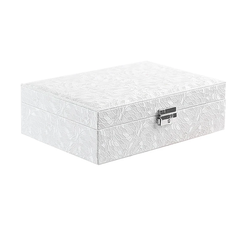 Jewelry Box Organizer for Women Girl, Jewelry Case Travel Jewelry Display Jewelry Holder for Earrings Rings Necklaces
Jewelry Box Organizer for Women Girl, Jewelry Case Travel Jewelry Display Jewelry Holder for Earrings Rings Necklaces