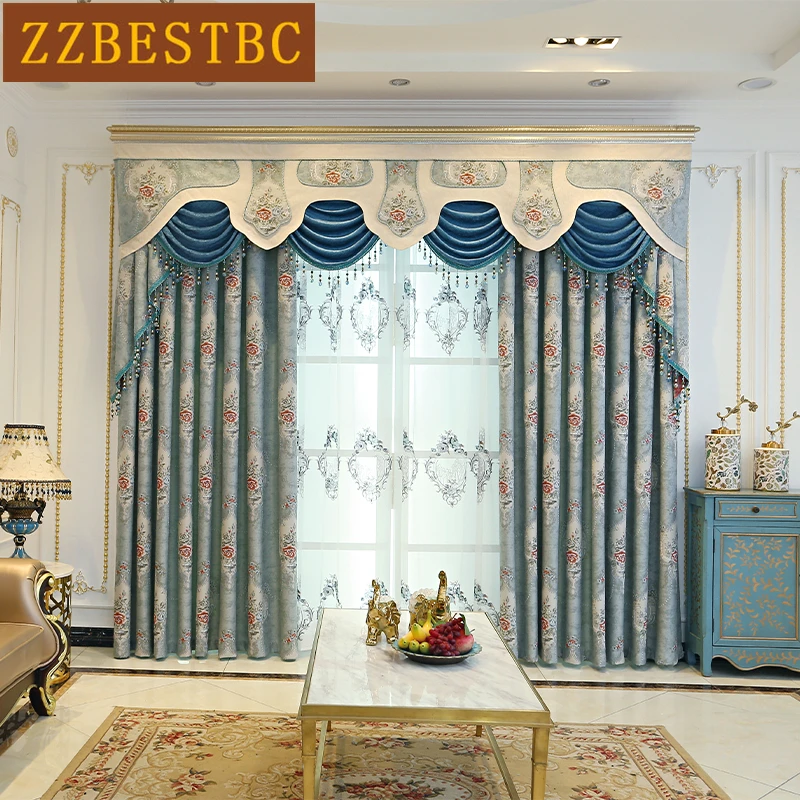 ZZBESTBC European and American luxury villa living room curtains embroidered shading classic custom bedroom curtains
ZZBESTBC European and American luxury villa living room curtains embroidered shading classic custom bedroom curtains