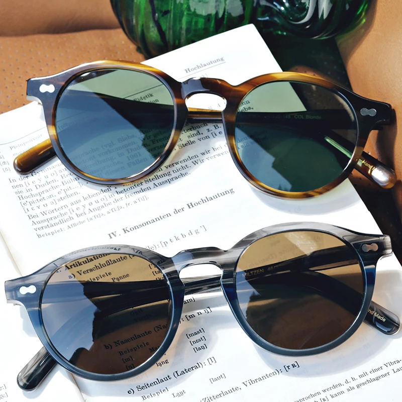Vintage Polarized Sunglasses Men Classical retro Brand Designer outdoor Driving Round acetate Fashion woman Sun Glasses
Vintage Polarized Sunglasses Men Classical retro Brand Designer outdoor Driving Round acetate Fashion woman Sun Glasses