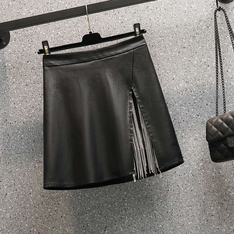 Irregular Pu Leather Mini Plus Large Size Oversize Korean Style Fashion Women'S Clothing Vintage 2021 Casual High Waist Skirts
Irregular Pu Leather Mini Plus Large Size Oversize Korean Style Fashion Women'S Clothing Vintage 2021 Casual High Waist Skirts