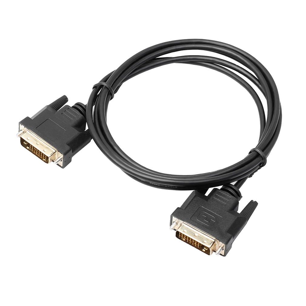 Universal 1.8M/3M/5M DVI D to DVI-D Gold Male 24+1 Pin Dual Link TV Cable Perfect for TFT Monitor Black Bundle 1 Polybag ONLENY
Universal 1.8M/3M/5M DVI D to DVI-D Gold Male 24+1 Pin Dual Link TV Cable Perfect for TFT Monitor Black Bundle 1 Polybag ONLENY
