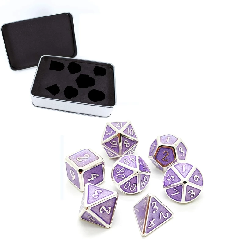 K1KD Dragon Style Metal Dice Set,7 PCS Metallic Role-playing DND Game D&D Dice with Free Metal Case for D&D Game Role Playing
K1KD Dragon Style Metal Dice Set,7 PCS Metallic Role-playing DND Game D&D Dice with Free Metal Case for D&D Game Role Playing