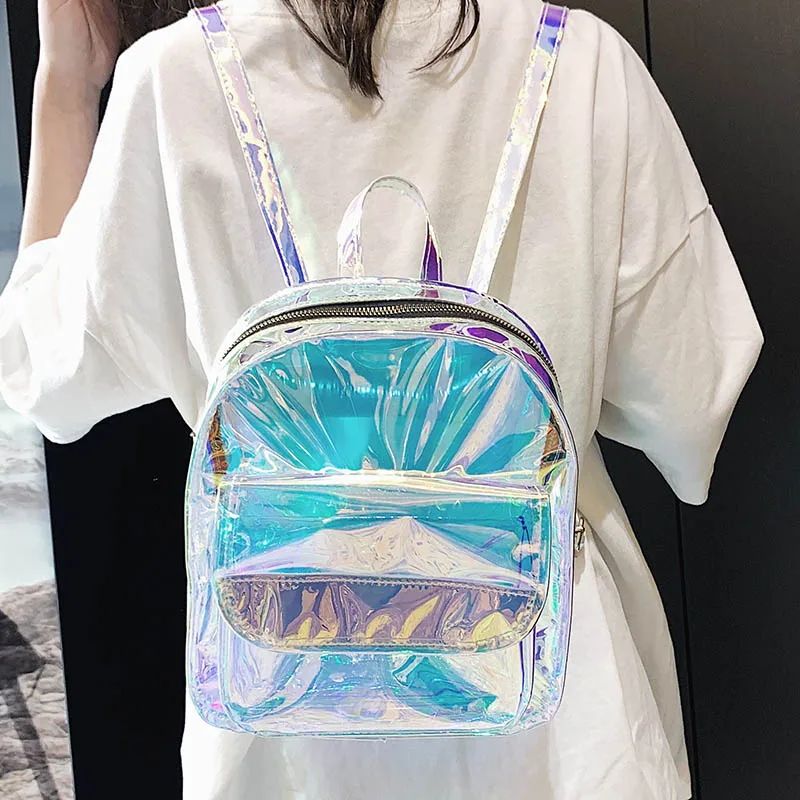 Рюкзак женский пластиковый, однотонный, на плечо 
Рюкзак женский пластиковый, однотонный, на плечо