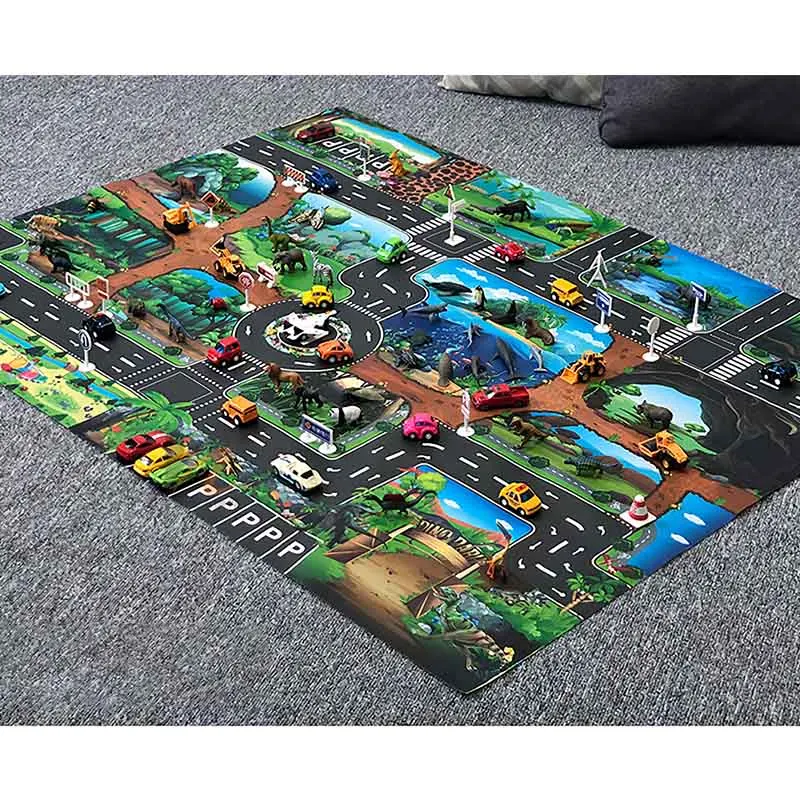 Baby Play Mat Kid City Road Buildings Mats Parking Map Game Pad Scene Traffic Map Toy Car Playing mat Map Infant Crawling Mat
Baby Play Mat Kid City Road Buildings Mats Parking Map Game Pad Scene Traffic Map Toy Car Playing mat Map Infant Crawling Mat