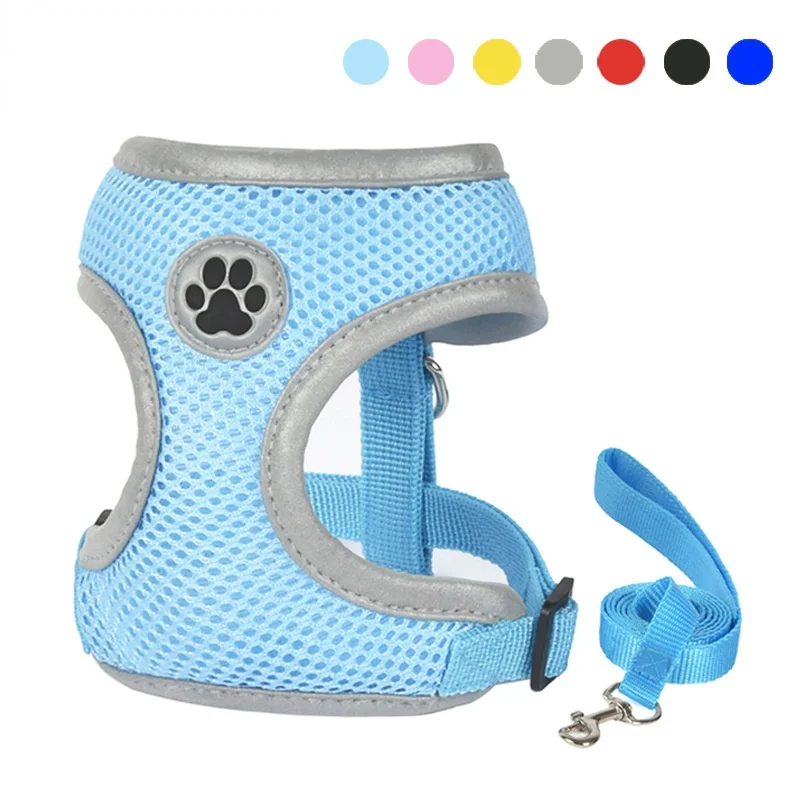 New Style Pet Chest Harness Breathable Mesh Dog Leash Reflective Vest-style Cat Pet Supplies
New Style Pet Chest Harness Breathable Mesh Dog Leash Reflective Vest-style Cat Pet Supplies