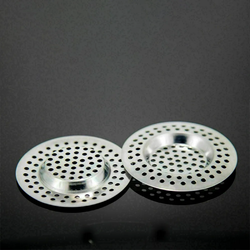 2x Home Sink Strainer Stainless Steel Shower Drain Plug Bathtub Hair Catcher Stopper Sewer Slag Filter Mesh Kitchen Accessories
2x Home Sink Strainer Stainless Steel Shower Drain Plug Bathtub Hair Catcher Stopper Sewer Slag Filter Mesh Kitchen Accessories