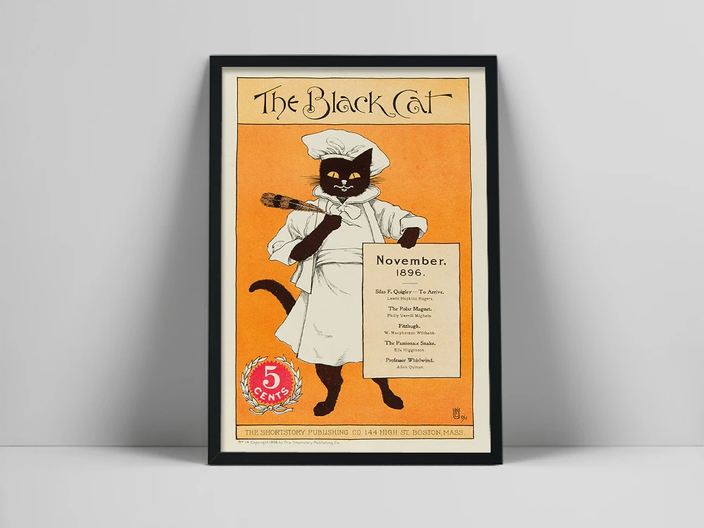 Hot Classic Style The Black Cat Vintage Canvas Painting Famous Posters And Prints Wall Pictures For Living Room Home Decoration
Hot Classic Style The Black Cat Vintage Canvas Painting Famous Posters And Prints Wall Pictures For Living Room Home Decoration