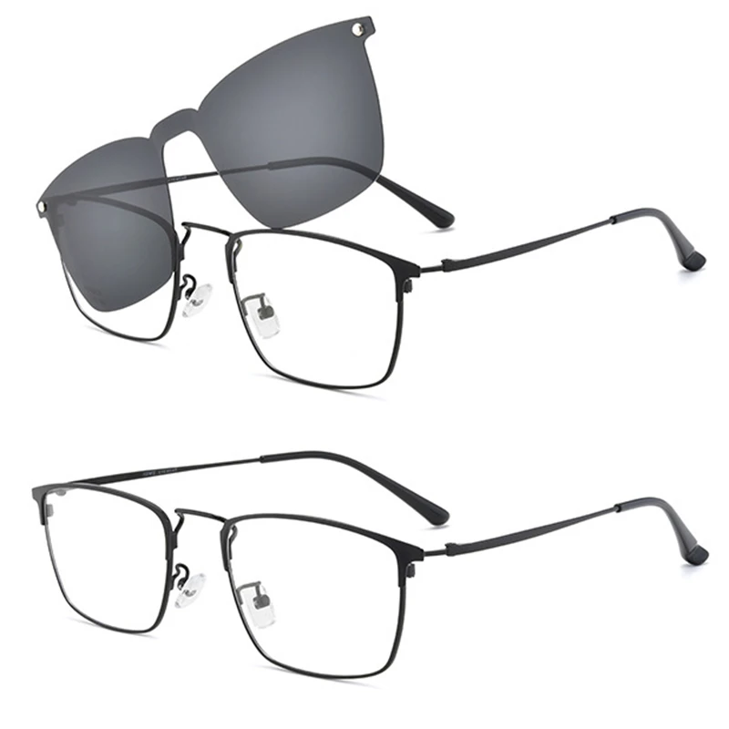 1+1 Optical Square Myopia Glasses Frame Ultralight Polarized Spectacle Fashion Clip on Eyewear Computer Nerd Eyeglasses Alloy
1+1 Optical Square Myopia Glasses Frame Ultralight Polarized Spectacle Fashion Clip on Eyewear Computer Nerd Eyeglasses Alloy