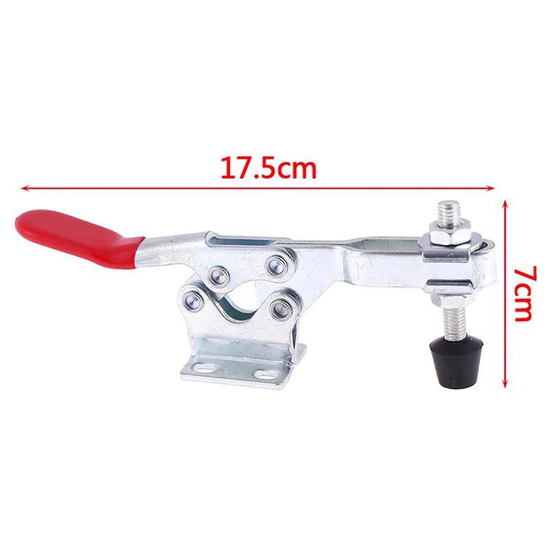 Toggle Clamp 227KG Holding Capacity Quick Release Vertical Type GH-225D Toggle Clamp Galvanized Iron
Toggle Clamp 227KG Holding Capacity Quick Release Vertical Type GH-225D Toggle Clamp Galvanized Iron