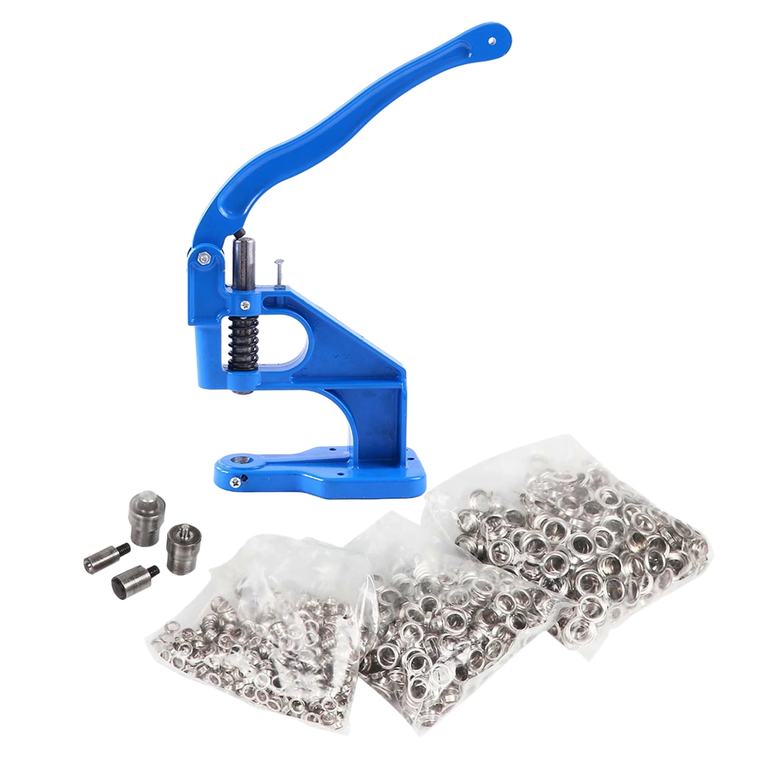 Hand Press Grommet Machine Grommets Eyelet Tool Kit with 1500 Pieces Grommets for Grommets Snap Buttons Rivets Eyelets Pearls 
Hand Press Grommet Machine Grommets Eyelet Tool Kit with 1500 Pieces Grommets for Grommets Snap Buttons Rivets Eyelets Pearls