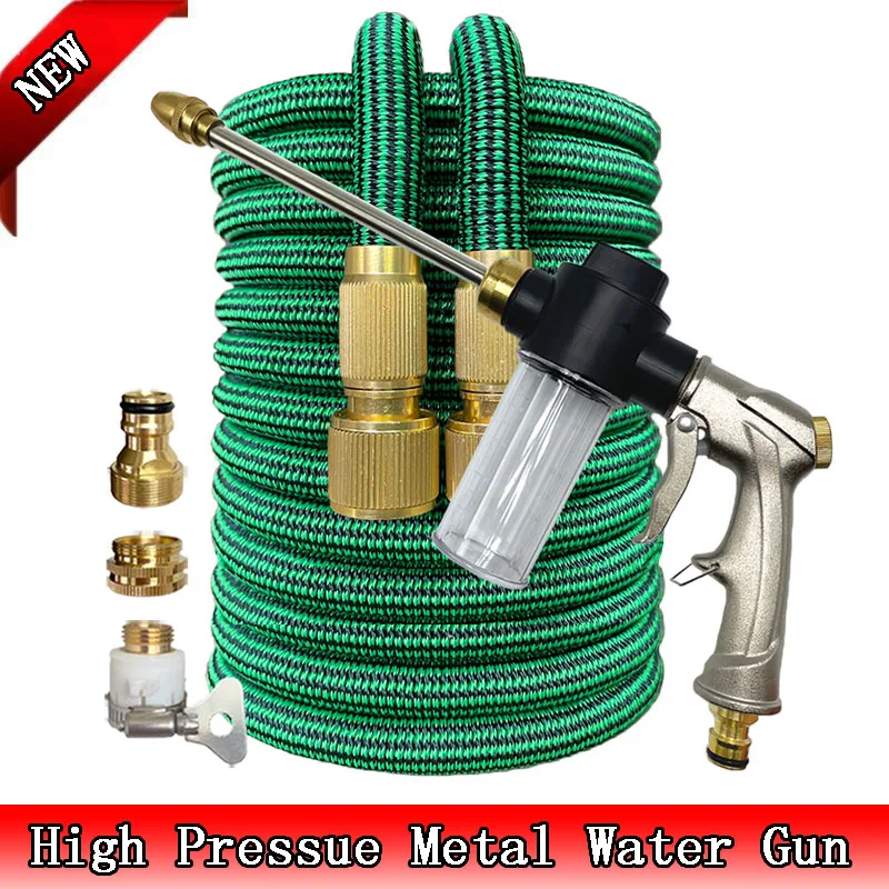 New High-Quality Thickening Garden Hose Metal Water Gun Expandable High Pressure Car Washer Watering Hose Magic Flexible Hoses
New High-Quality Thickening Garden Hose Metal Water Gun Expandable High Pressure Car Washer Watering Hose Magic Flexible Hoses