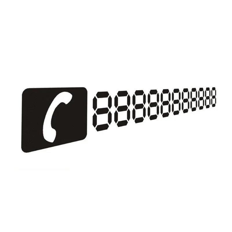 29*3.5cm Temporary parking card Car Sticker Motorcycle Bumper Trunk Laptop Window Decals Vinyl Car Styling Decoration
29*3.5cm Temporary parking card Car Sticker Motorcycle Bumper Trunk Laptop Window Decals Vinyl Car Styling Decoration