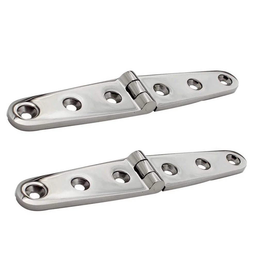 2PCS Stainless Steel 316 Strap Hinge With 6 Holes 152mm Mirror Polish Marine Boat Hardware Cast Door Strap Hinges
2PCS Stainless Steel 316 Strap Hinge With 6 Holes 152mm Mirror Polish Marine Boat Hardware Cast Door Strap Hinges