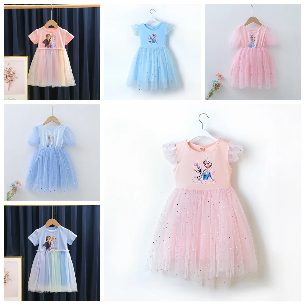 Summer Dress For Girls Baby Kids Clothes Cartoon Frozen Anna Elsa Princess Party Dresses Cotton Wedding Dress Toddler Costumes
Summer Dress For Girls Baby Kids Clothes Cartoon Frozen Anna Elsa Princess Party Dresses Cotton Wedding Dress Toddler Costumes